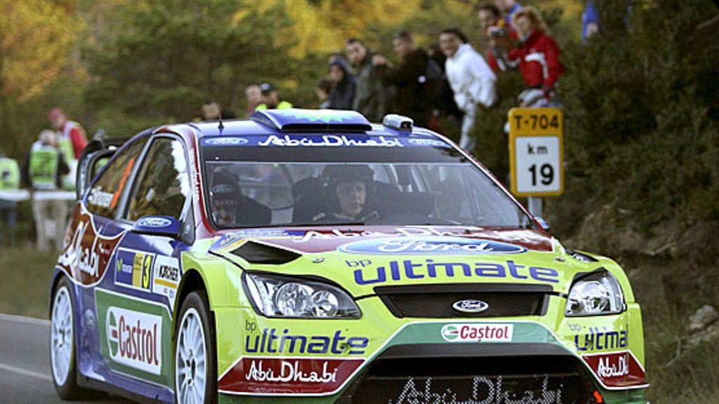 Mikko Hirvonen, kuva: EPA/JAUME SELLART