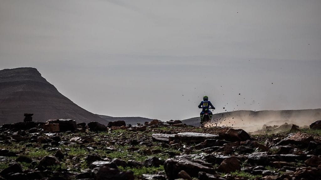 Marokon ralli vaati avauspätkällä kuolonuhrin. Kuvtuskuva.