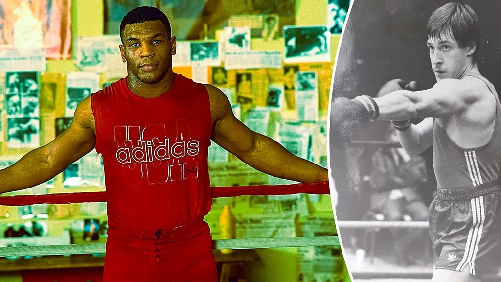 Forssalaisen Pekka Viipon (oik.) piti kohdata Mike Tyson Tammer-turnauksessa 1984, mutta hän sairastui ennen ottelua. Kuvassa vasemmalla Tyson kuvattuna vuonna 1986.