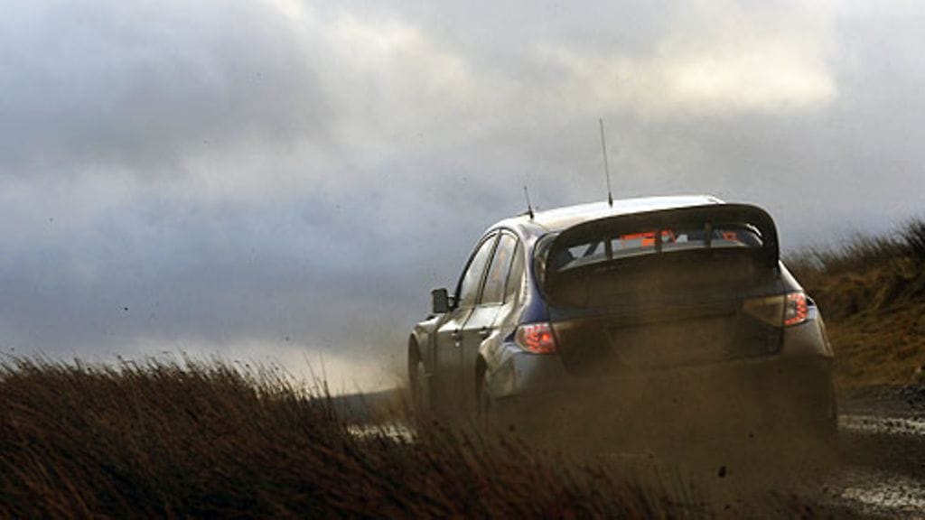 Ohjasiko Solberg Subarunsa viimeistä kertaa auringonlaskuun Walesissa? Kuva: Reporter Images/GETTY.