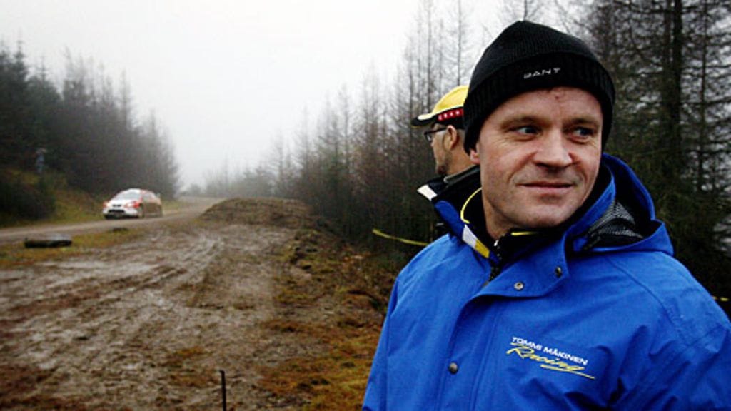 Tommi Mäkinen Walesin rallissa 2007. Kuva: Antti Aimo-Koivisto/LEHTIKUVA.