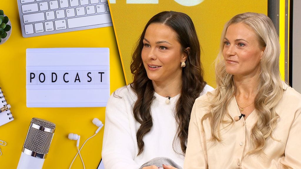 Lotta Harala ja Maria Huntington näyttävät pohdiskelevan puolensa