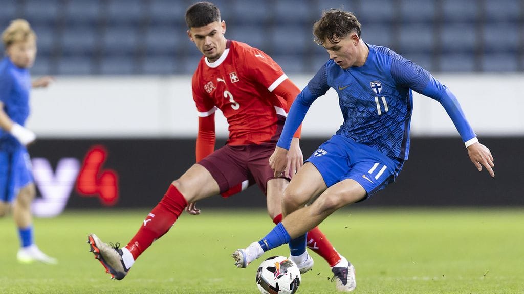 Casper Terho vei Suomen johtoon Sveitsiä vastaan.