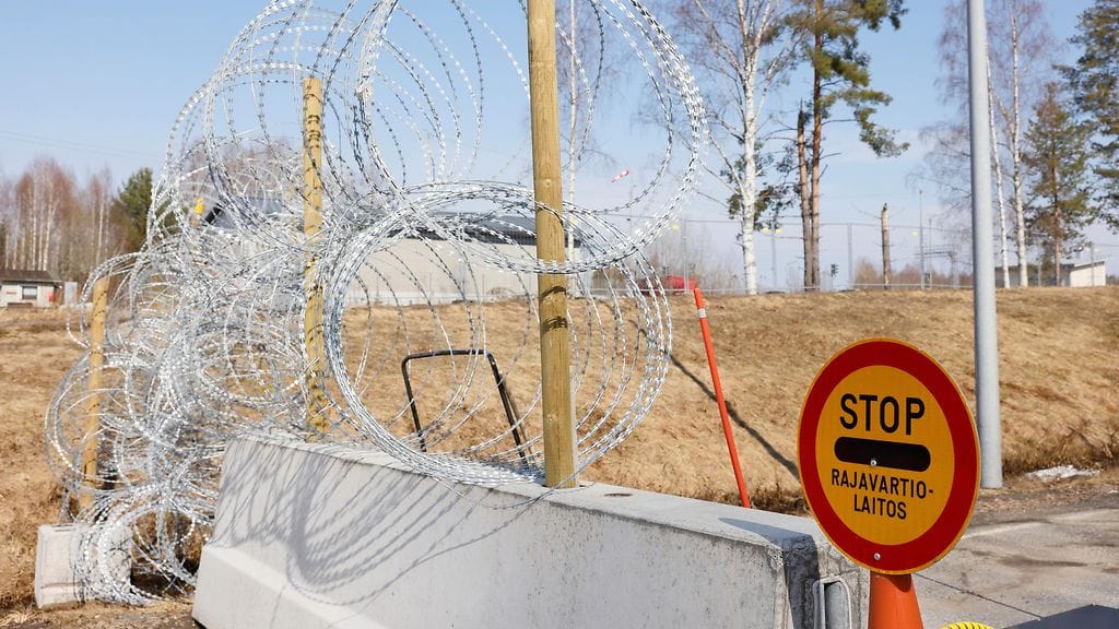 Kuhmossa epäilty laiton rajanylitys. Kuva Niiralan rajanylityspaikalta