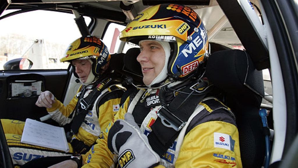 Tomi Tuominen ja Toni Gardemeister (Kuva: Suzuki World Rally Team)