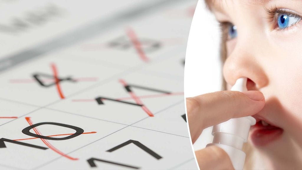 Nenään laitettavia keittosuolaliuostippoja saa apteekeista. Suolavesiliuosta voi valmistaa myös kotona sekoittamalla merisuolaa veteen.