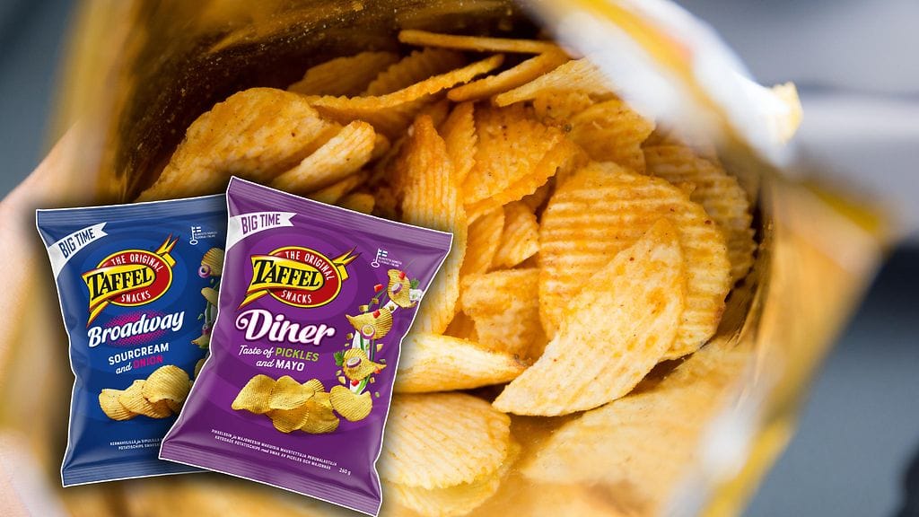 Taffelin isoimmat sipsipussikoot pienenevät uudistuksen myötä. Aiemmin jopa 325 gramman Mega Bag on jatkossa maksimissaan 270 gramman Big Time.