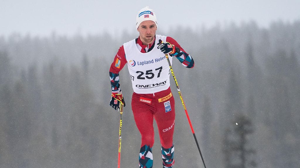 Didrik Tönseth on pitkällä urallaan juhlinut muun muassa kahta viestihiihdon maailmanmestaruutta Norjan joukkueessa.