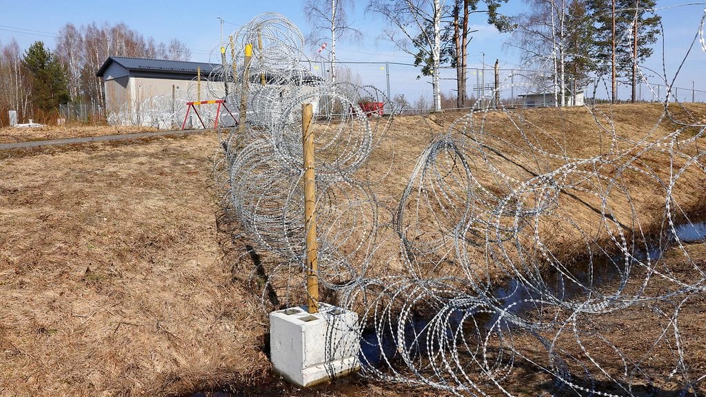 Niiralan rajaylityspaikka huhtikuussa.