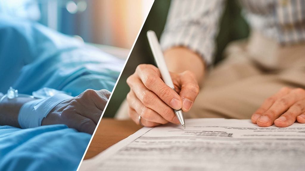 Onnettomuuteen tai äkilliseen sairastumiseen kannattaa varautua kirjallisella hoitosuunnitelmalla, jossa voi tehdä rajauksia koskien omaa hoitoaan.