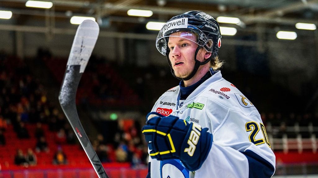 Jaakko Heikkinen pelasi Kiekko-Espoossa kaudella 2022-2023.