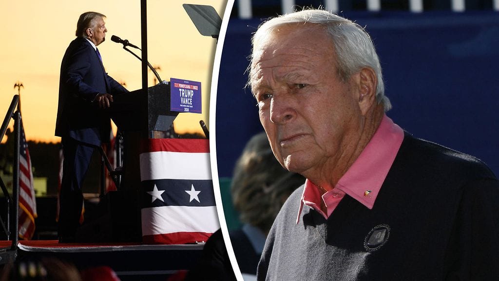 Donald Trump puhui lauantain kampanjatilaisuudessaan pitkät pätkät golf-legenda Arnold Palmerista. Puheen sisältö oli joiltain osin sangen eriskummallinen.