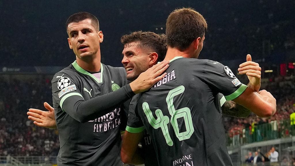 Christian Pulisic vei AC Milanin johtoon – maali suoraan kulmapotkusta!