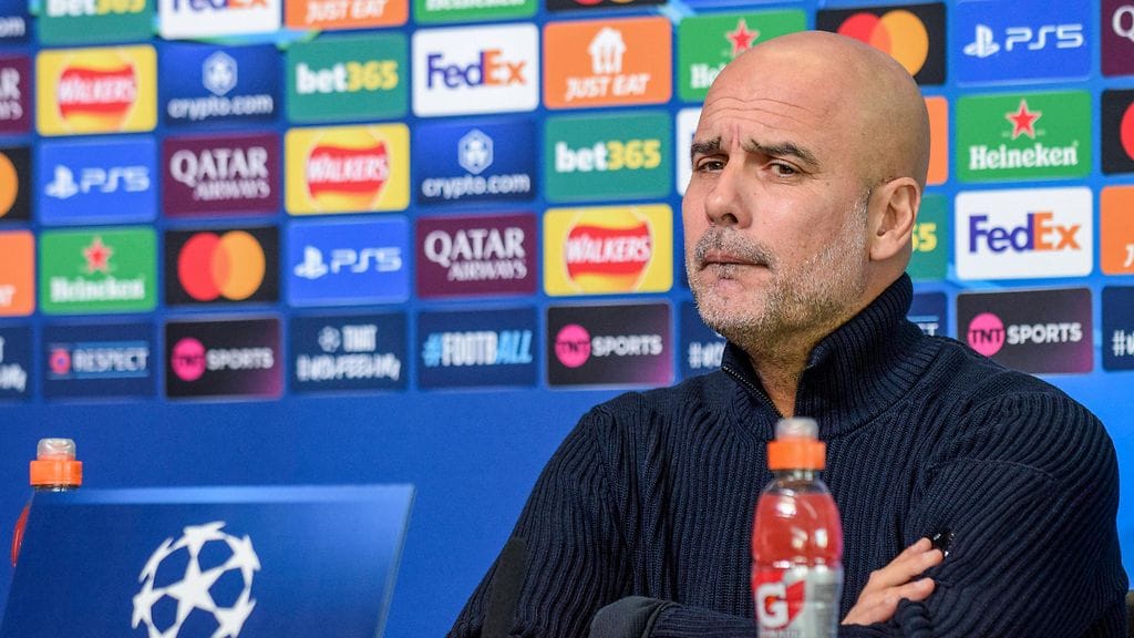 Pep Guardiola vastaili median kysymyksiin ennen Manchester Cityn ja Sparta Prahan välistä keskiviikkoillan Mestarien liiga -ottelua.