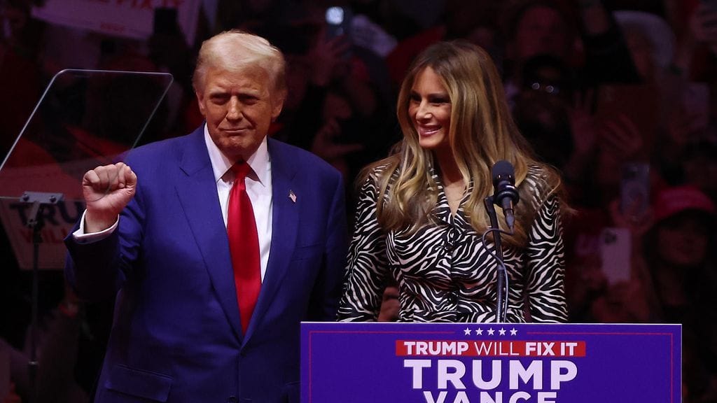 Melania Trump kirjoitti Putinille kirjeen.