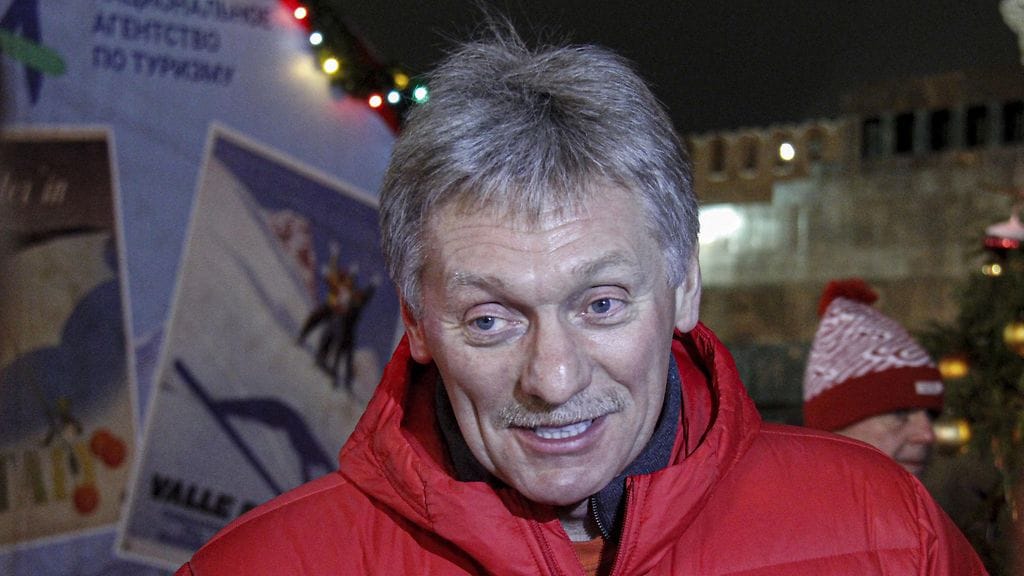 Arkistokuvassa Kremlin tiedottaja Dmitri Peskov.