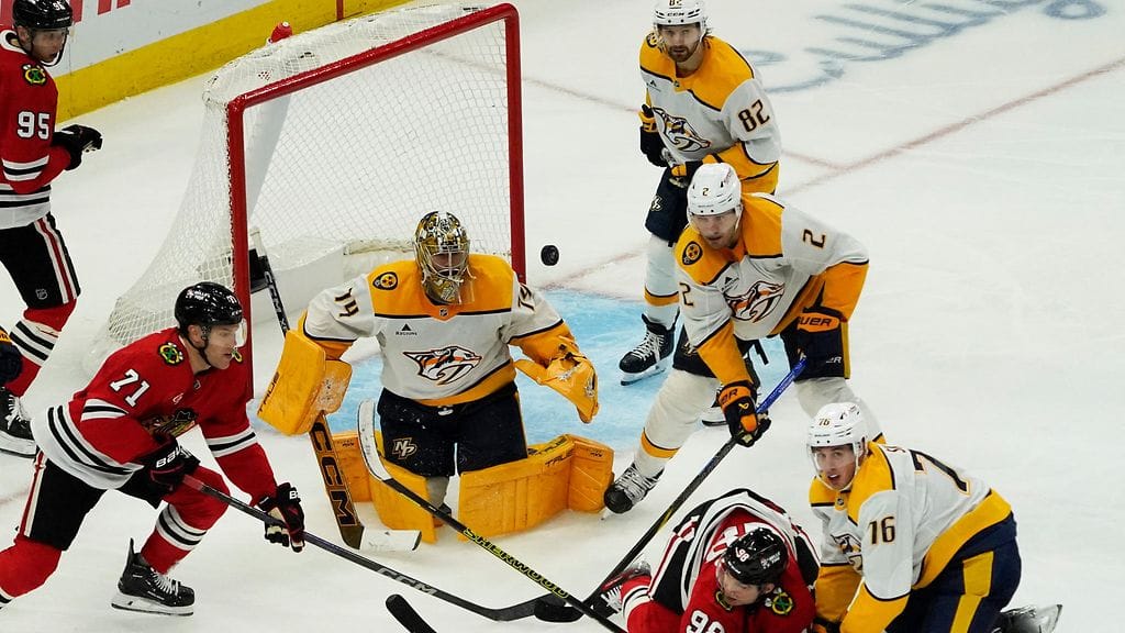 Nashville Predatorsin maalivahti Juuse Saros loisti myös voitossa Chicago Blackhawksista.