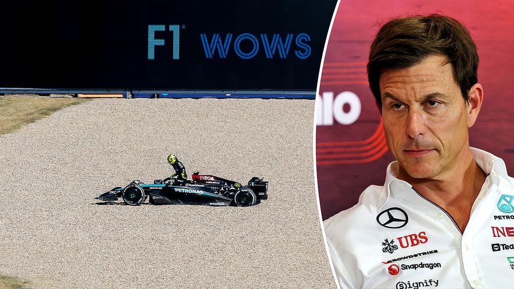 Toto Wolff kertoo, että Mercedes on tiukassa paikassa.