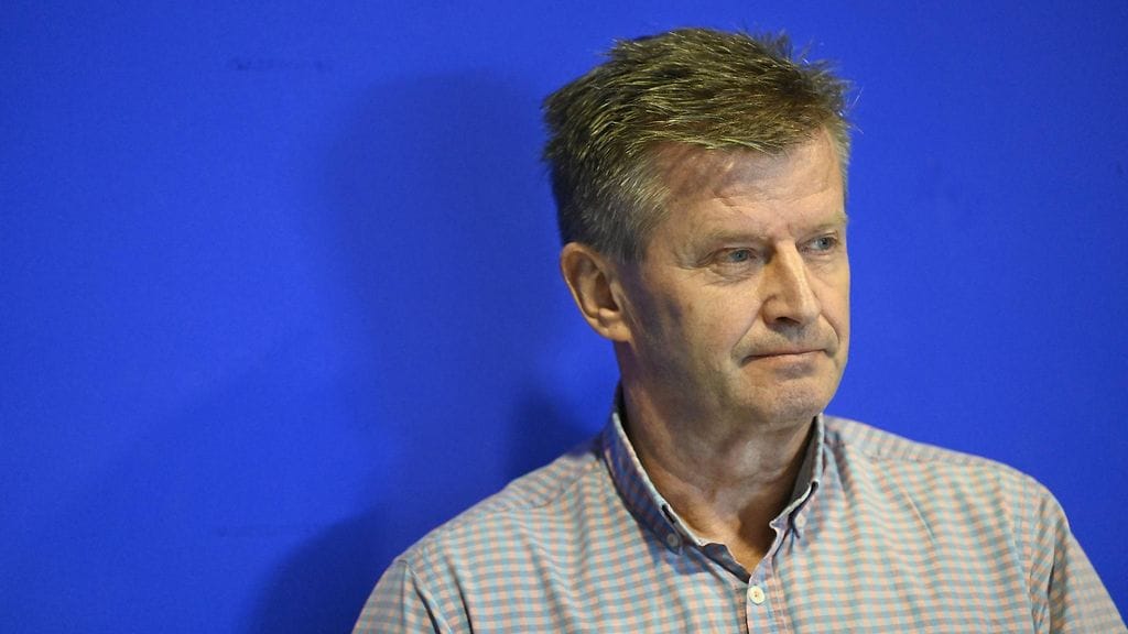 Työ- ja elinkeinoministeriön hallitusneuvos Olli Sorainen Helsingin käräjäoikeudessa 27. elokuuta.