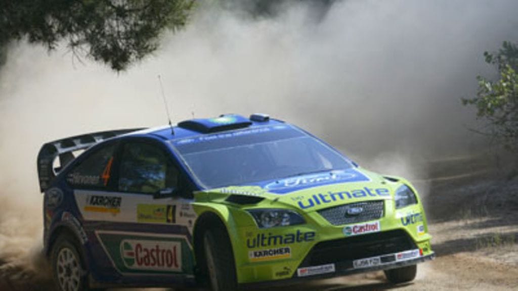 Mikko Hirvonen (Kuva: EPA/NIKOS MITSOURAS)