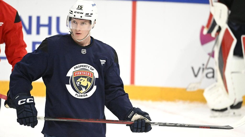 Anton Lundell toimi Florida Panthersin matkanjohtajana Helsingissä.