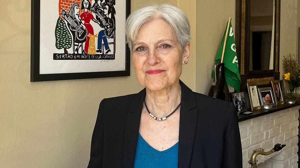Presidenttiehdokas Jill Stein New Yorkissa Yhdysvalloissa 15. huhtikuuta.