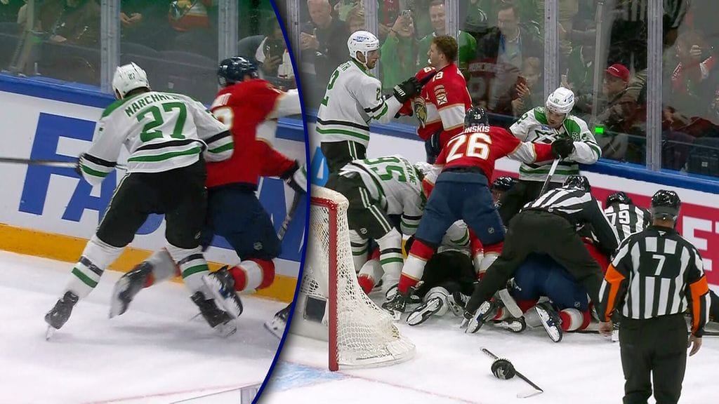 Raju näky: Mason Marchmentin laitataklauksesta käynnistyi hurja nyrkkitappelu