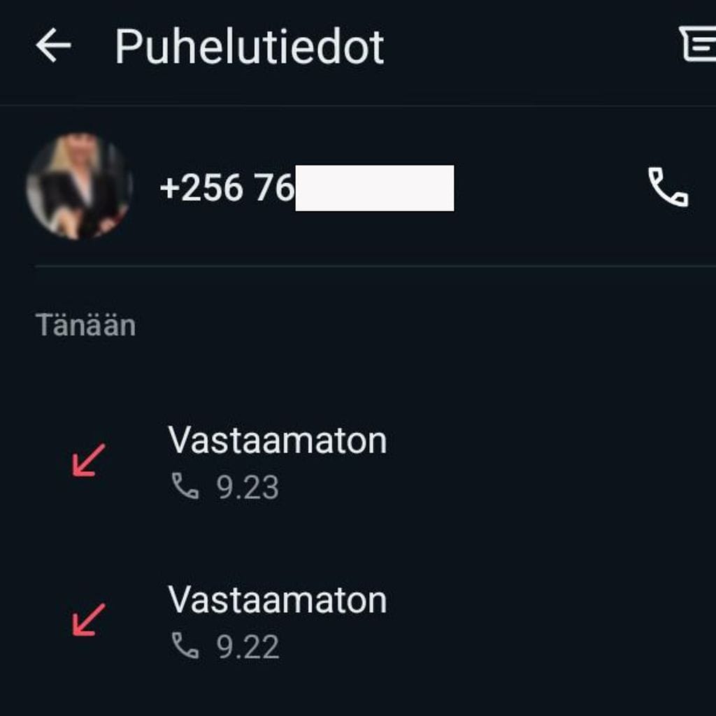 Kuvakaappaus Whatsappista