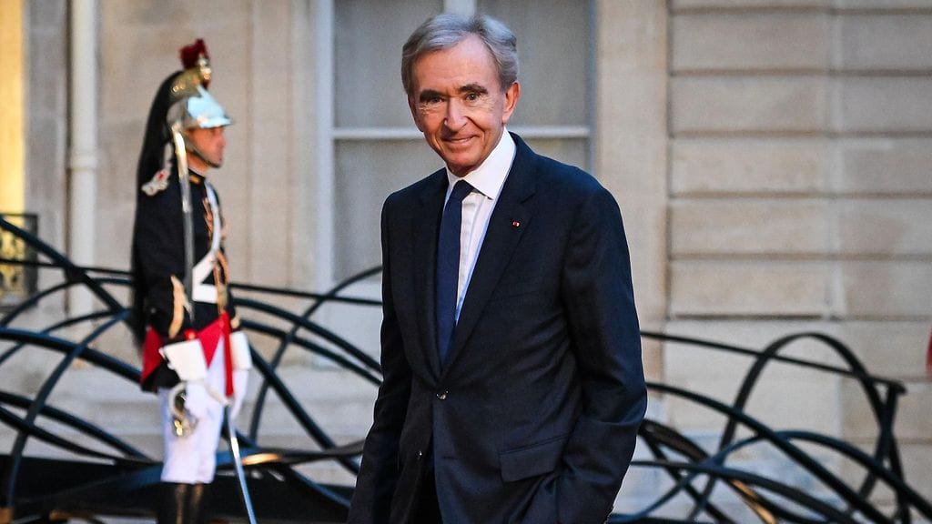 Bernard Arnault Pariisissa lokakuussa 2024.
