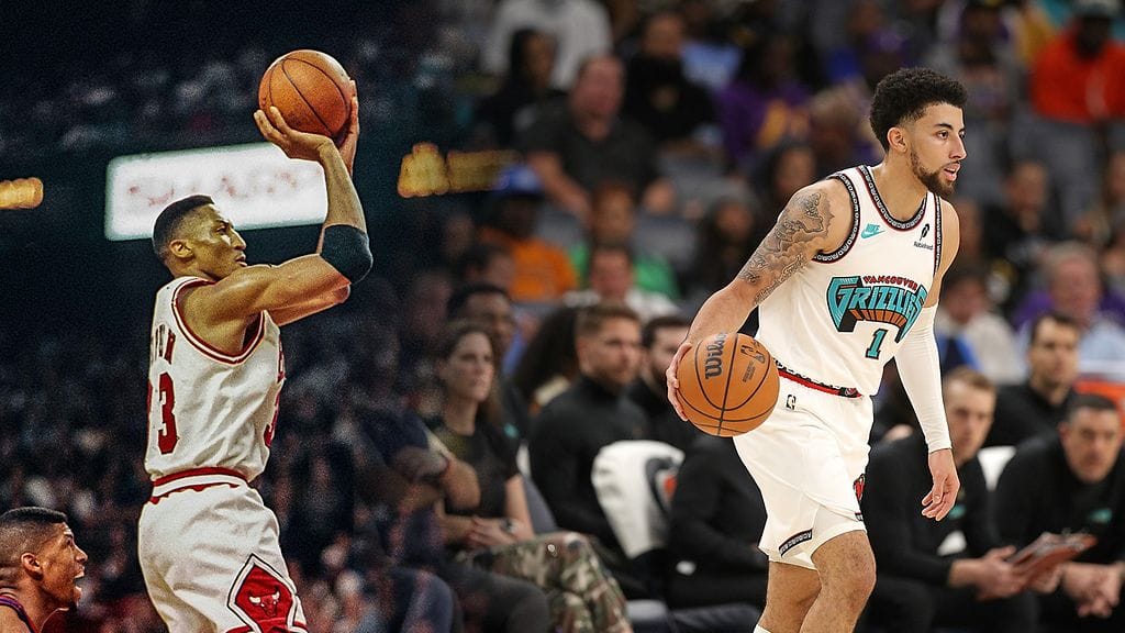 Scottie Pippen ja hänen poikansa Scottie Pippen junior tekivät NBA-historiaa tripla-tuplilla.