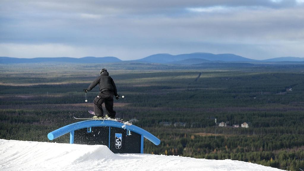 Kuvituskuvaa Leviltä.