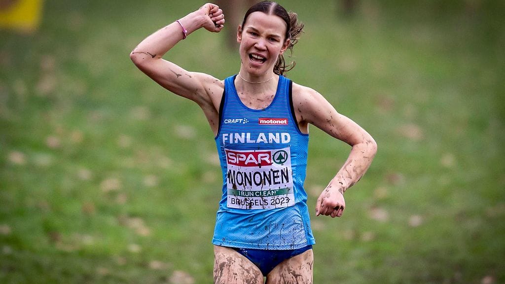 Ilona Mononen oli viime vuonna alle 23-vuotiaiden EM-maastojuoksussa toinen.
