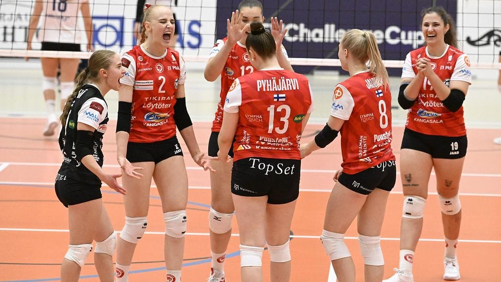 LP Kangasala kohtaa lentopallon Challenge Cupin toisella kierroksella.