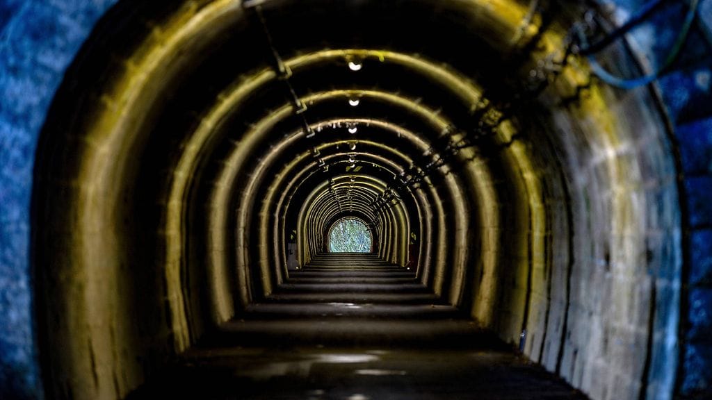 Isegamin tunneli on haastava paikka ajaa ralliautolla.