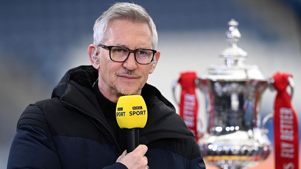 Gary Lineker on erittäin tuttu kasvo BBC:n jalkapallolähetyksistä.