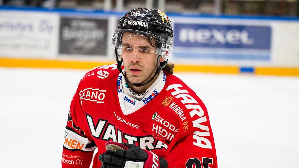 Severi Lahtinen on siirtymässä Mäntän KiePon riveihin.