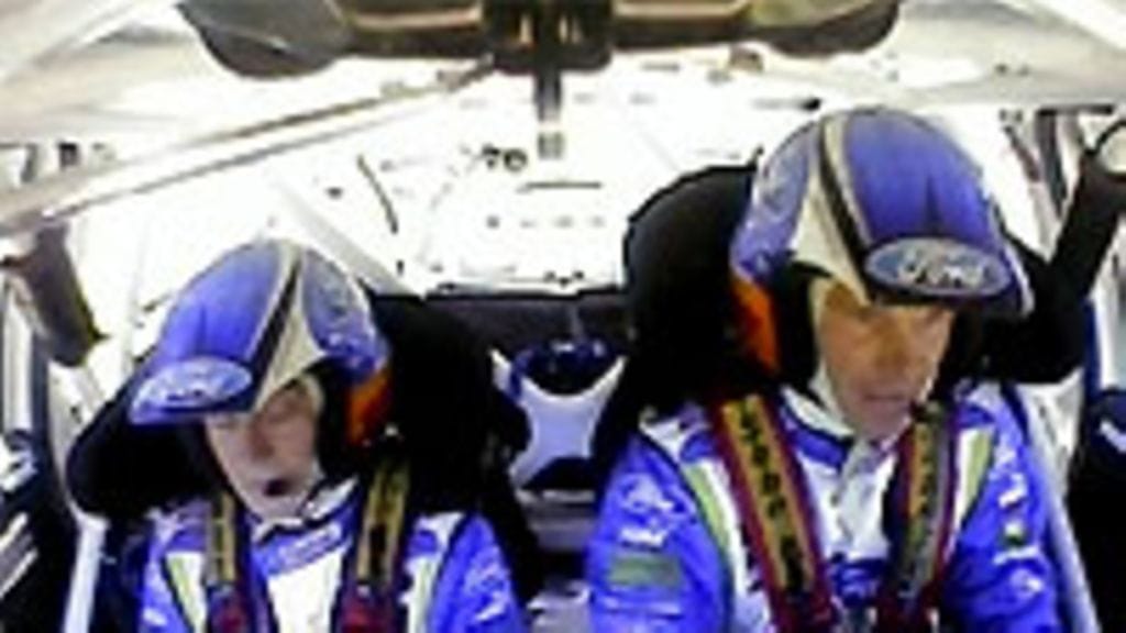 Timo Rautiainen ja Marcus Grönholm (Kuva: MTV Oy)