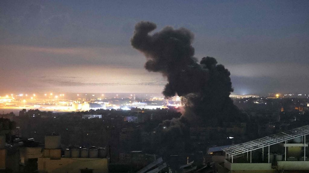 Kuvituskuva. Kuvaa Beirutista Israelin ilmaiskun jälkeen 13. marraskuuta 2024.