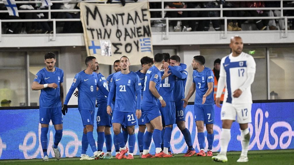 Kreikka kaatoi Suomen maalein 2–0 sunnuntaina.
