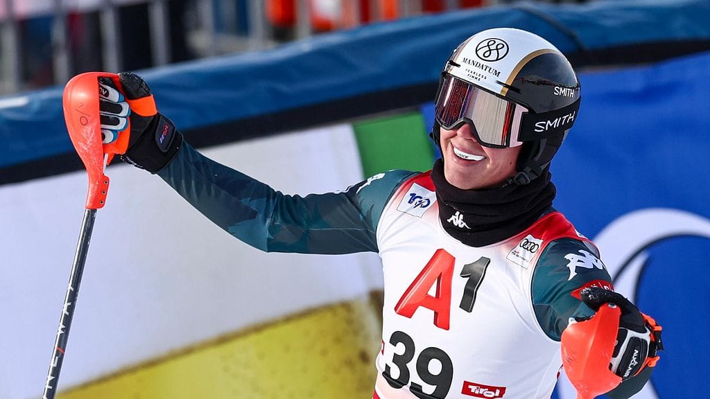 Eduard Hallberg oli komeasti kahdeksas Gurglin maailmancupin pujottelussa.