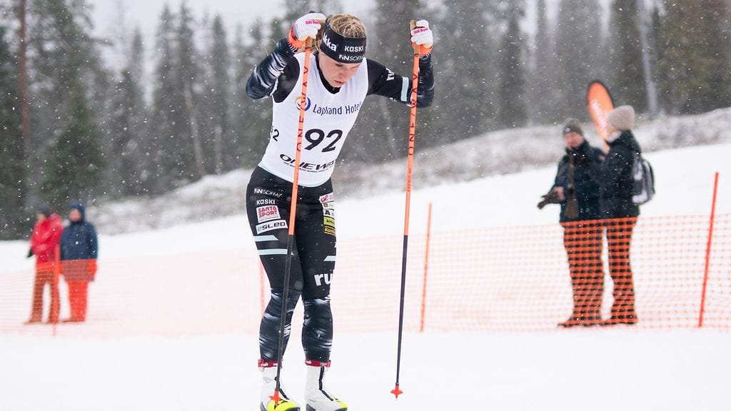 Jasmi Joensuu otti ylivoimaisen voiton Suomen cupin sprintissä viikonloppuna.