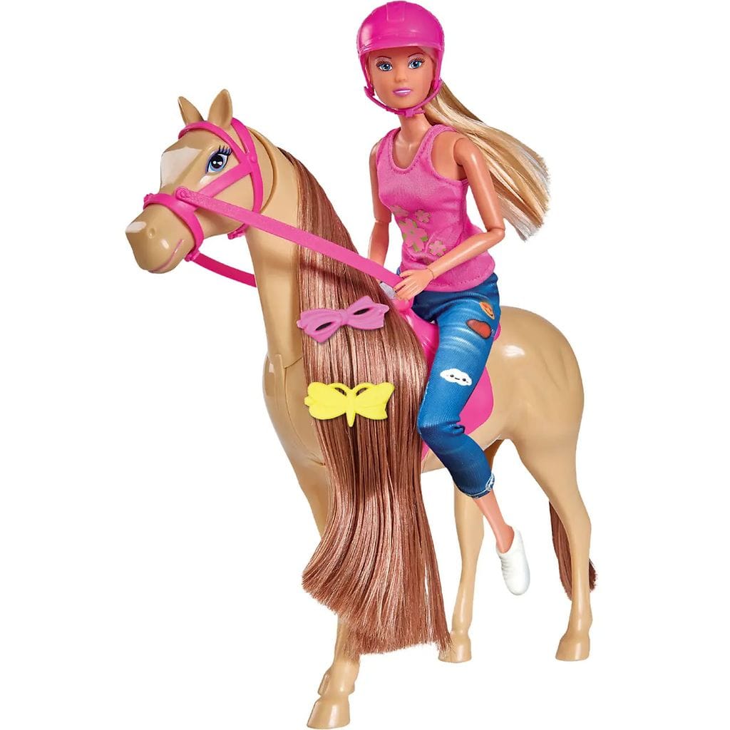 Muotinukke ja hevonen, kuva Tokmanni