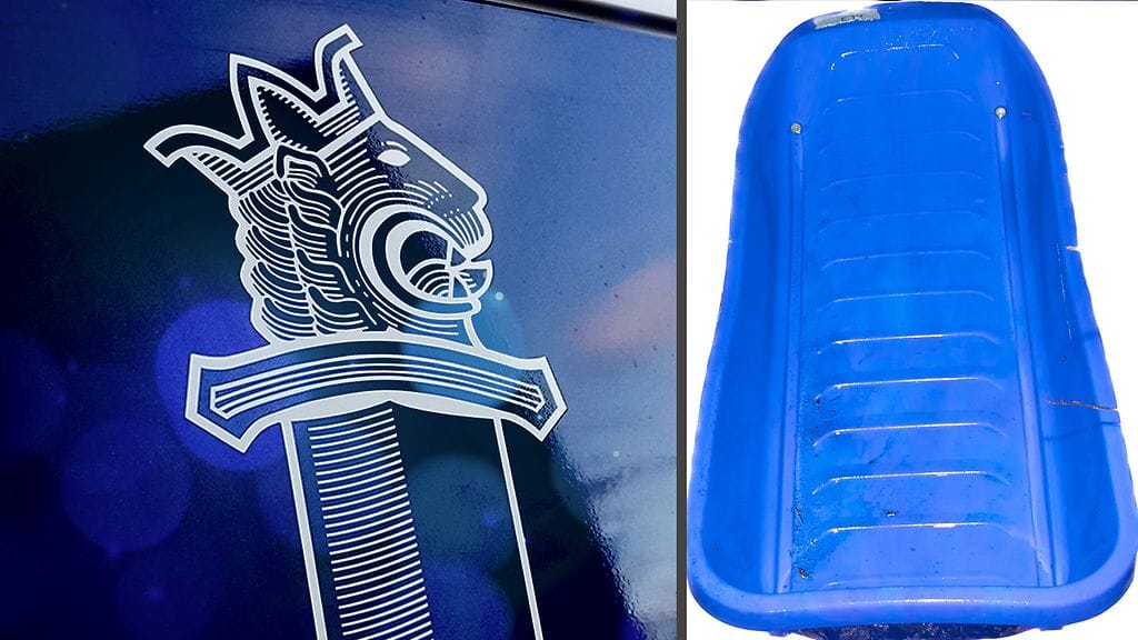 Poliisi pyytää Tuusulan alueella asuvia ilmoittamaan, onko heiltä kadonnut kuvan sininen pulkka.