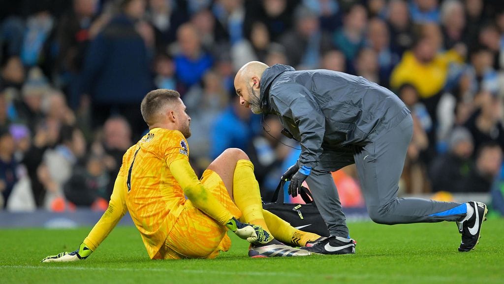 Tottenham joutuu tulemaan toimeen ilman ykkösmaalivahtiaan Guglielmo Vicariota.