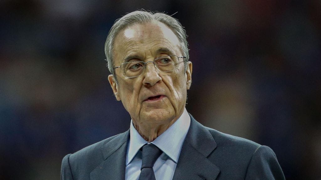 Real Madridin presidentti Florentino Perez ilmaisi tyytymättömyytensä.