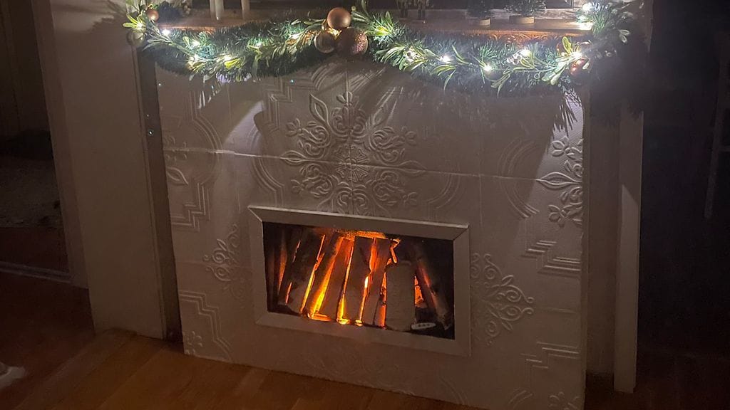 Helenan styroksitakka 2 valaistus hämyinen