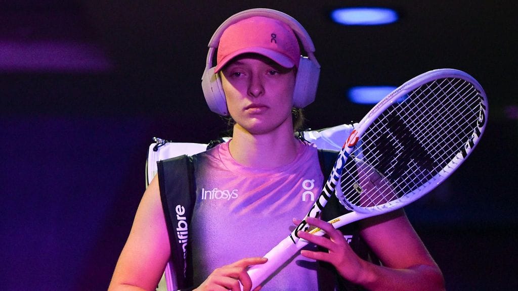 Iga Swiatek, 23, sai kuukauden mittaisen dopingpannan.