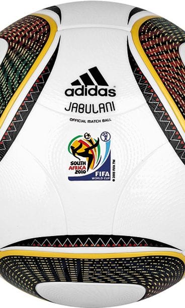 Etelä-Afrikan MM-kisojen virallinen pelipallo, Jabulani. Kuva: Adidas, 2010