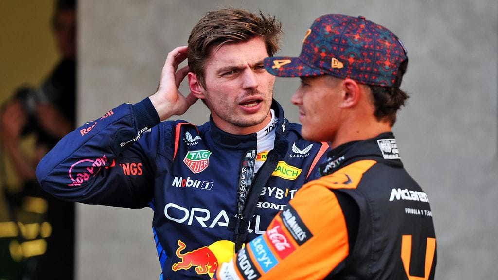 Max Verstappenin jutut huvittavat Lando Norrisia.