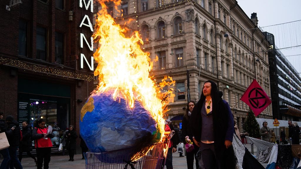 Järjestö kertoo, että yksi sen jäsen otettiin kiinni performanssin yhteydessä.